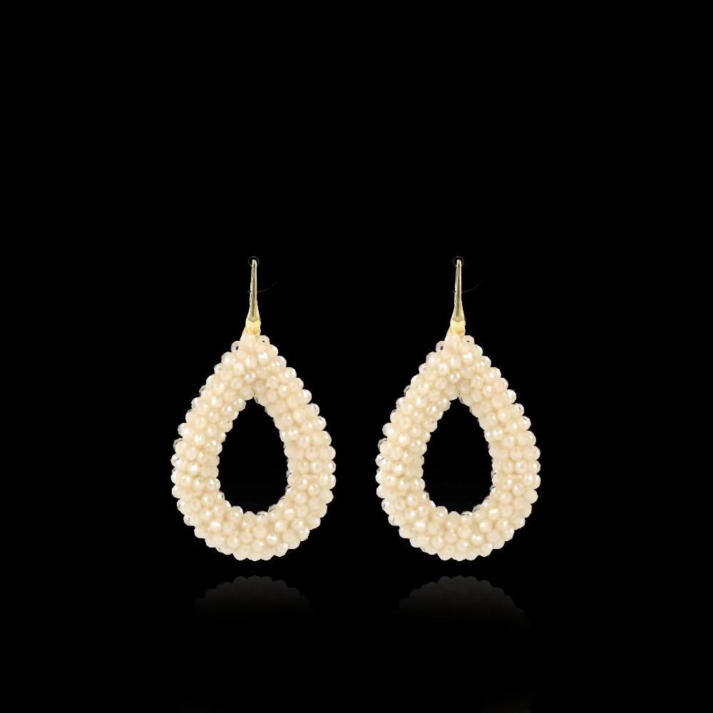 lott. gioielli Beige Oorbellen Berry Drop L