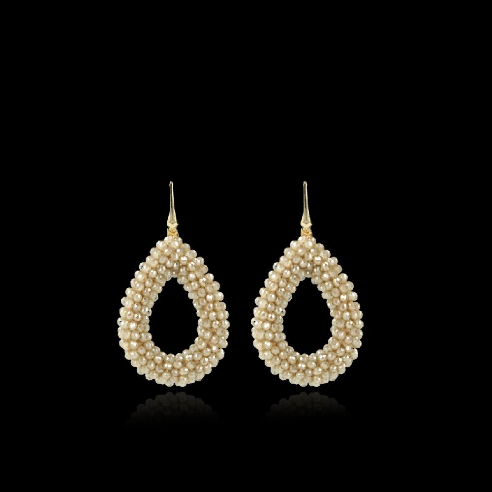 lott. gioielli Beige Oorbellen Berry Drop L