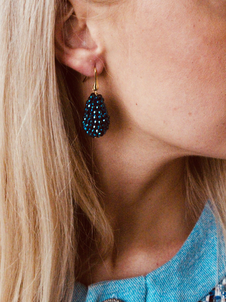 Lott. Gioielli Blauwe Oorbellen Amy Cone S Disco