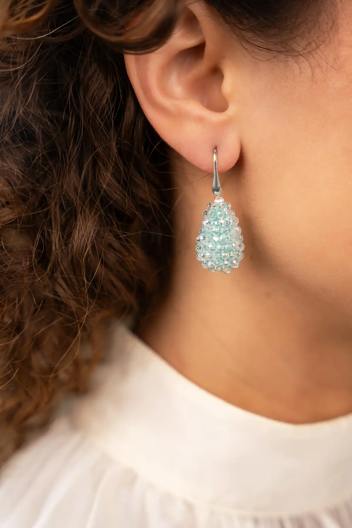 Lott. Gioielli Blauwe Oorbellen Amy Cone XS