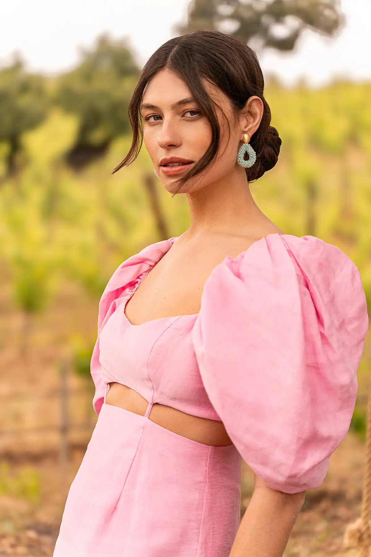 lott. gioielli Blauwe Oorbellen Berry druppel S