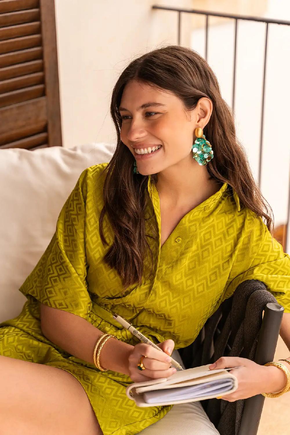 Lott. Gioielli Blauwe Oorbellen Laure Druppel L