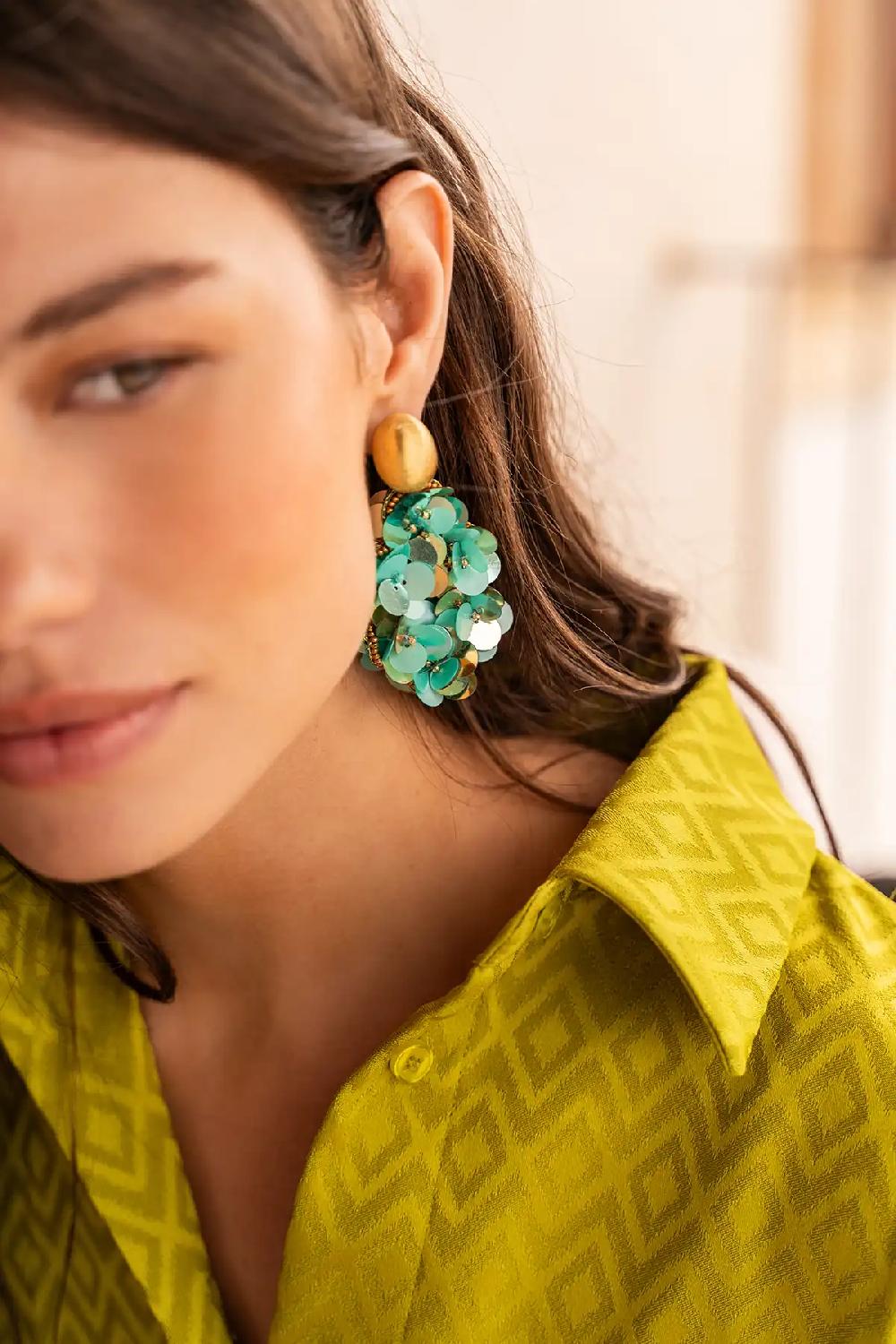 Lott. Gioielli Blauwe Oorbellen Laure Druppel L