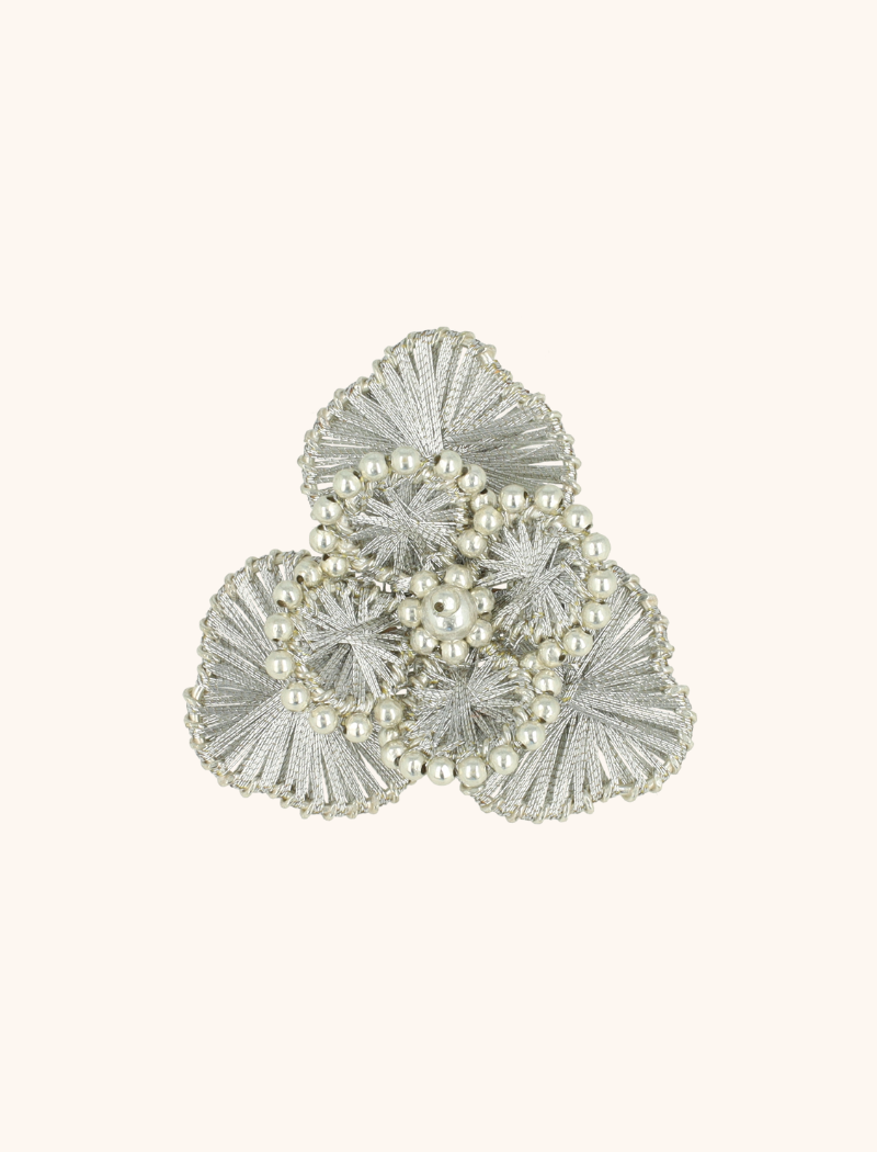 lott. gioielli Broche Aster Flower L - Silver