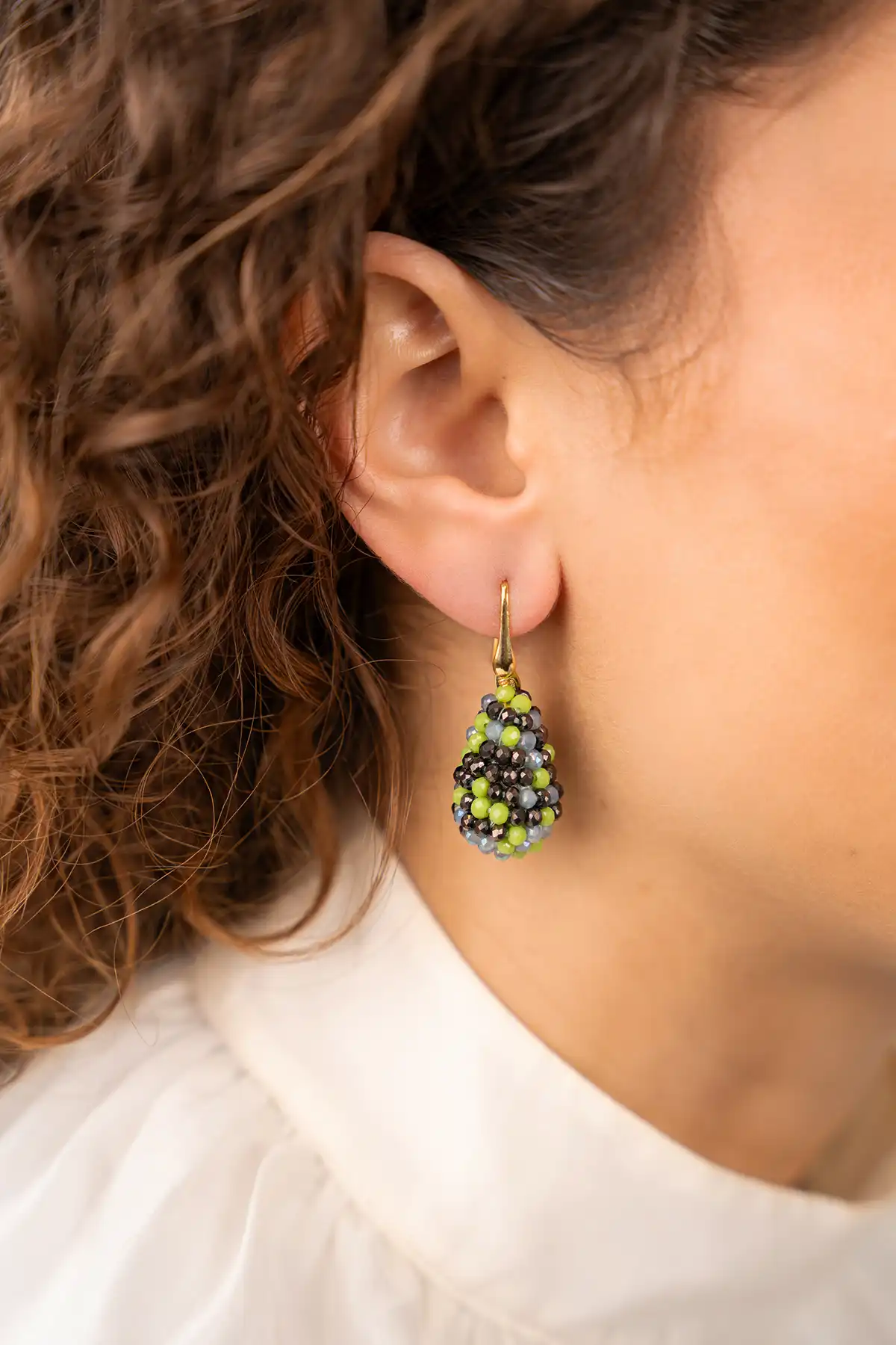 Lott. Gioielli Bruine Mix Oorbellen Amy Cone XS