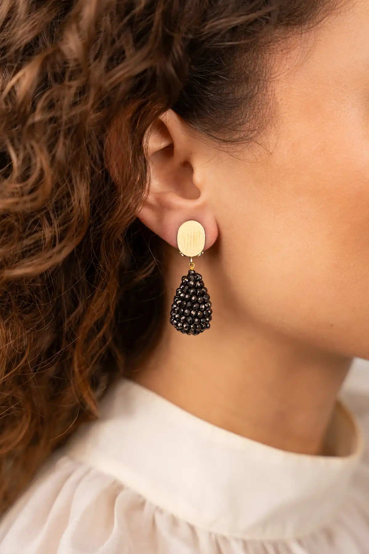 Lott. Gioielli Bruine Oorbellen Amy Cone XS Clip