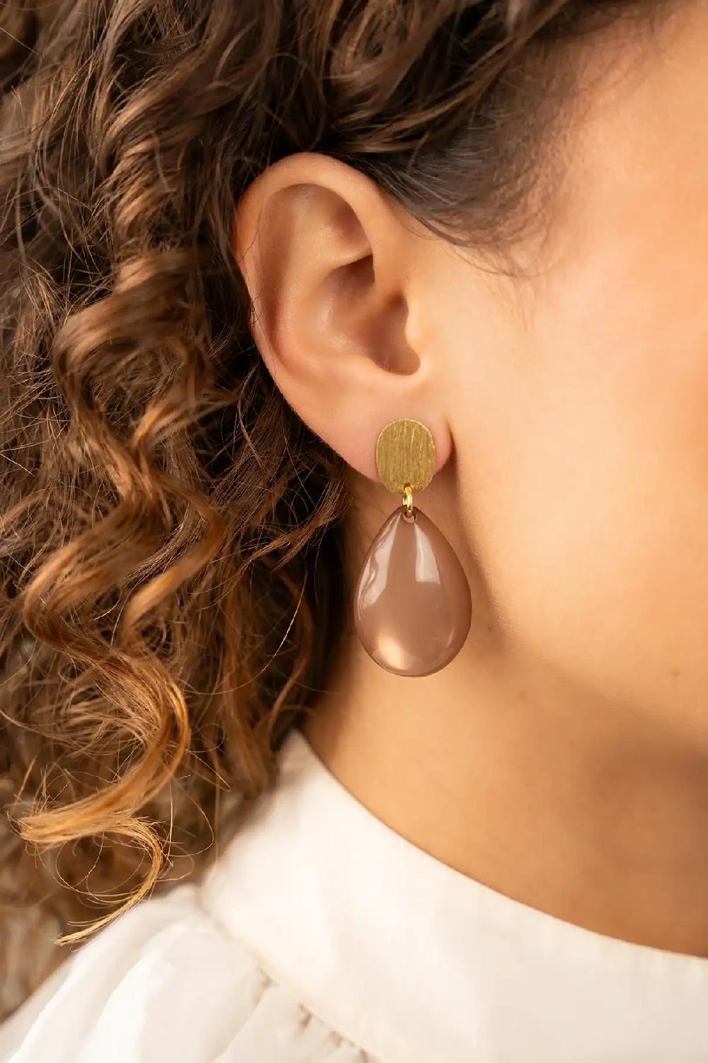 Lott. Gioielli Bruine Oorbellen Bliss Druppel S