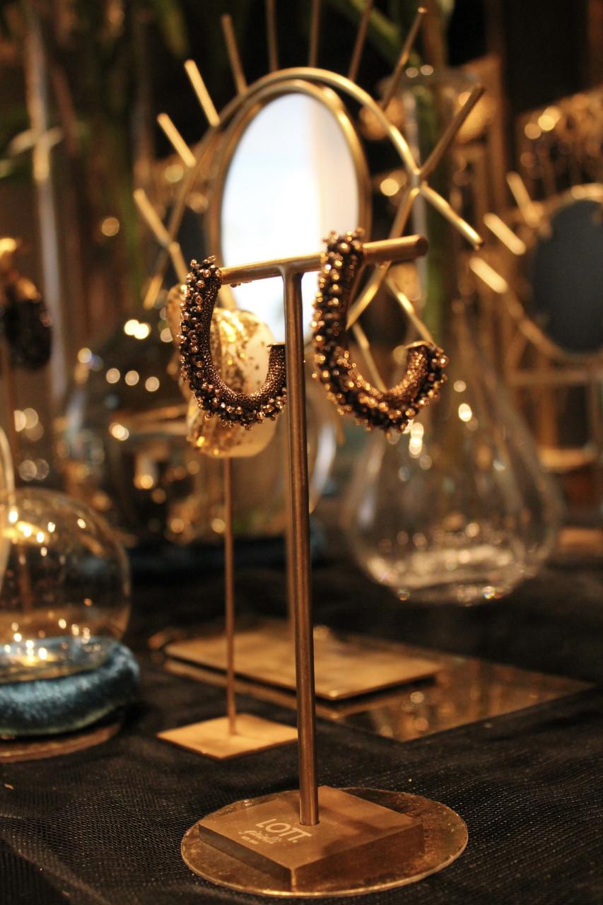 Lott. Gioielli Bruine Oorbellen Creool Urchin L