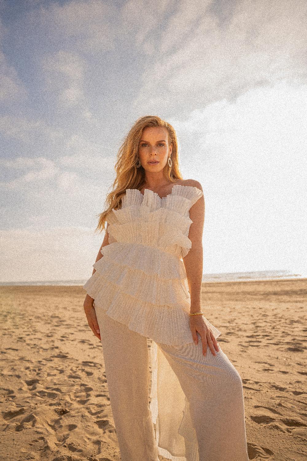 Lott. Gioielli Bruine Oorbellen Naomi Ovaal S