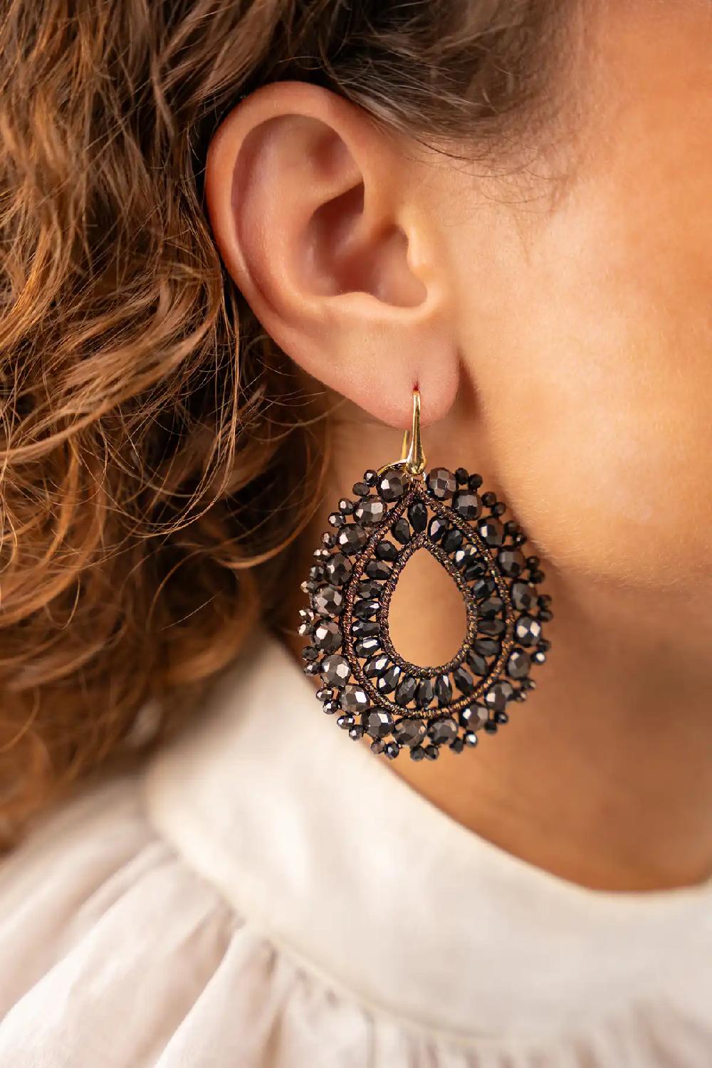 Lott. Gioielli Bruine Oorbellen Vos Druppel L