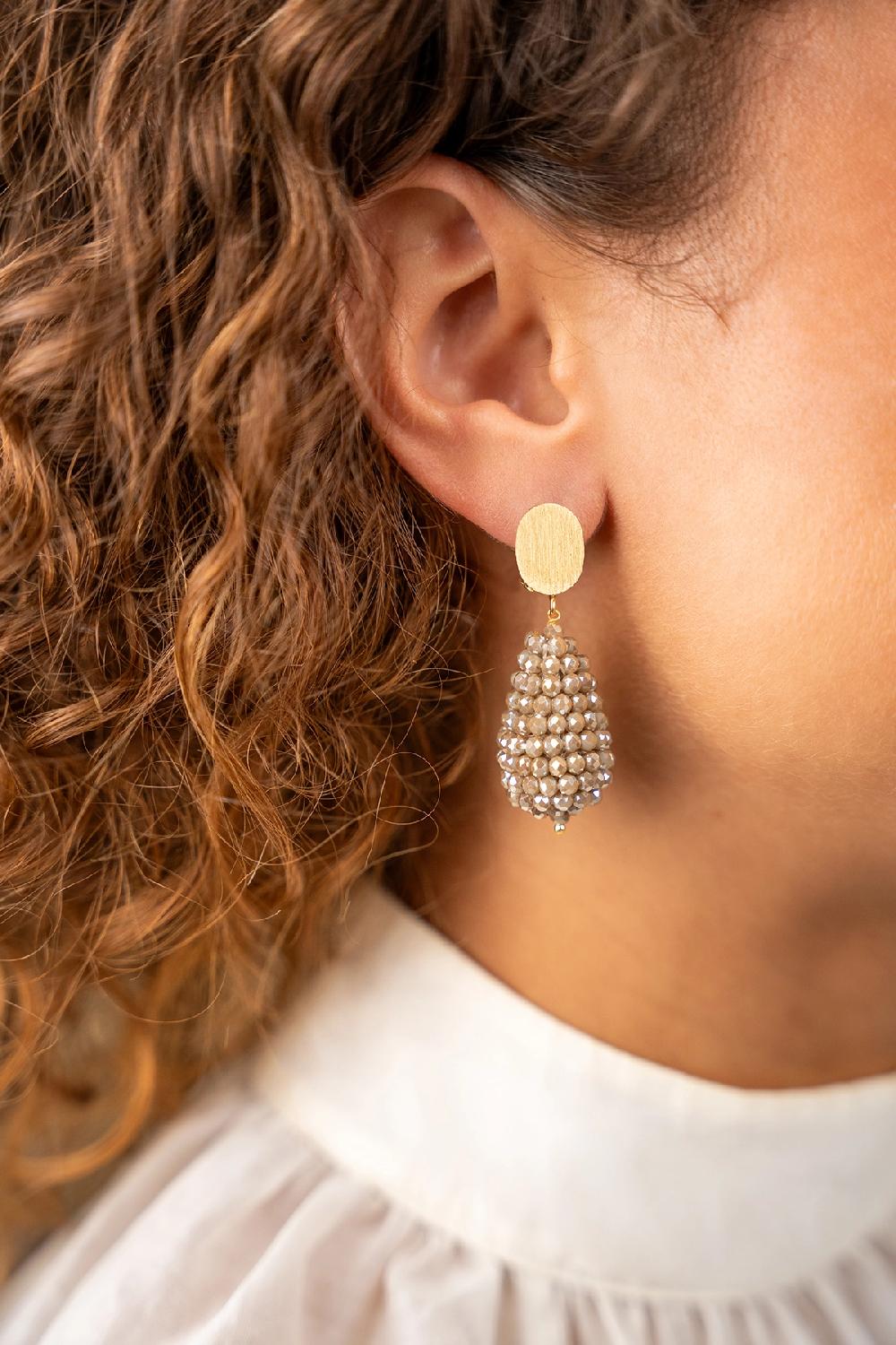 Lott. Gioielli Champagn Oorbellen Amy Cone S Clip