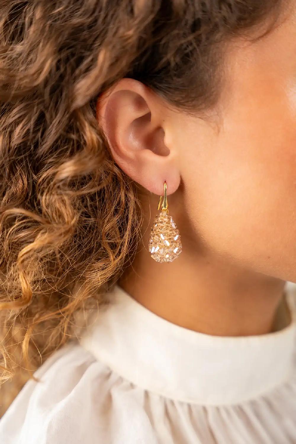 Lott. Gioielli Champagne Oorbellen Cone XS Raw