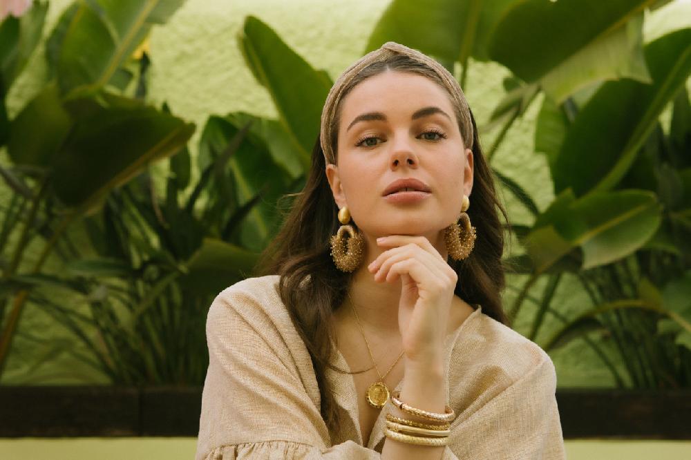 Lott. Gioielli Champagne Oorbellen Eve Combi Oval L