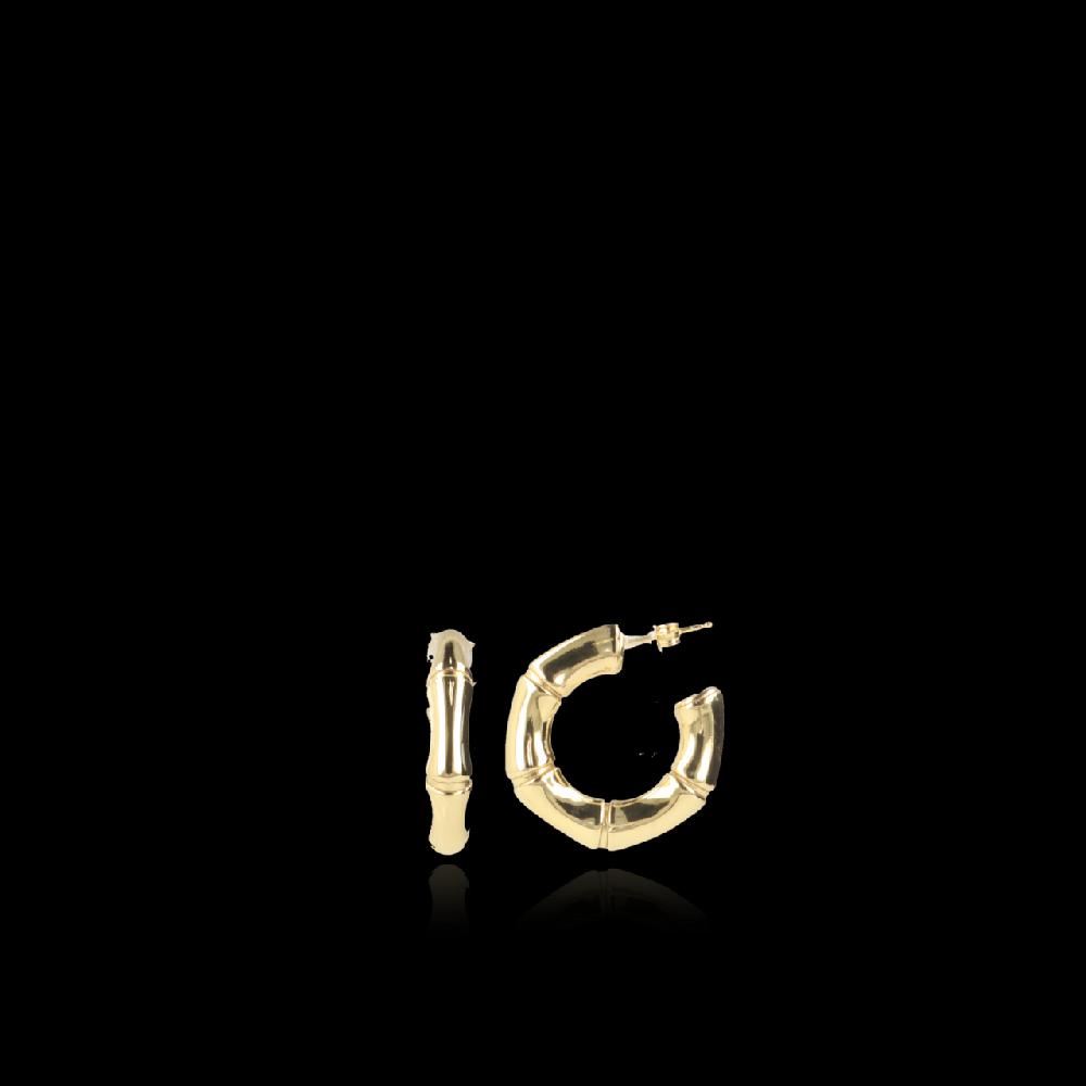 Lott. Gioielli Classic Oorbellen Bamboe Creool M