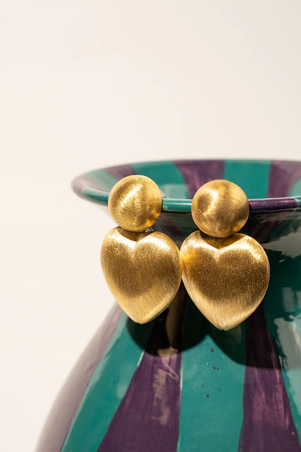 Lott. Gioielli Classic Oorbellen Brushed Hart M