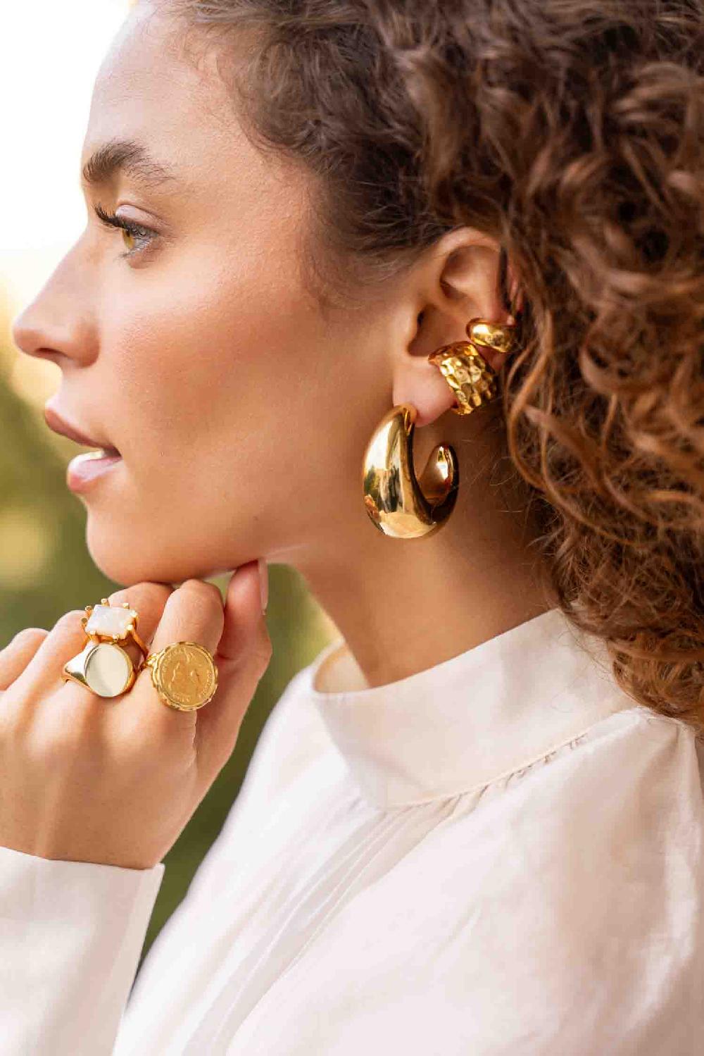 Lott. Gioielli Classic Oorbellen Charlie Creole XL