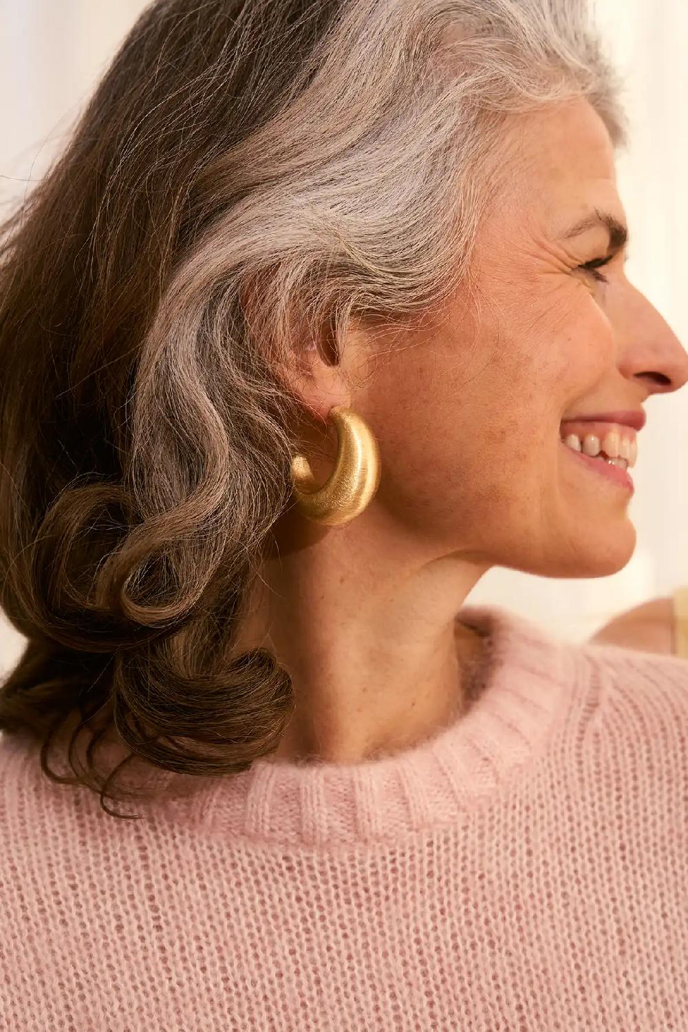 Lott. Gioielli Classic Oorbellen Charlie XL Brushed