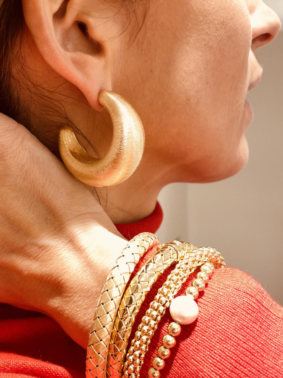 Lott. Gioielli Classic Oorbellen Charlie XL Brushed