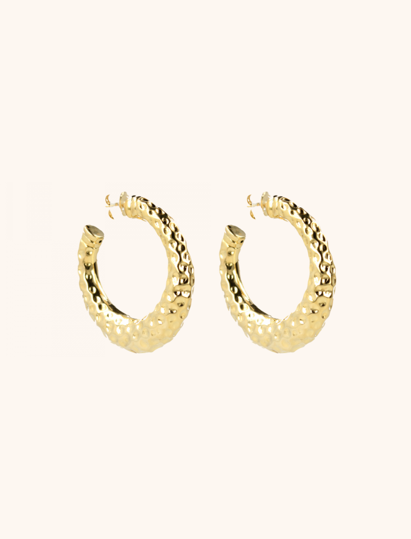 Lott. Gioielli Classic Oorbellen Creool Hammerd