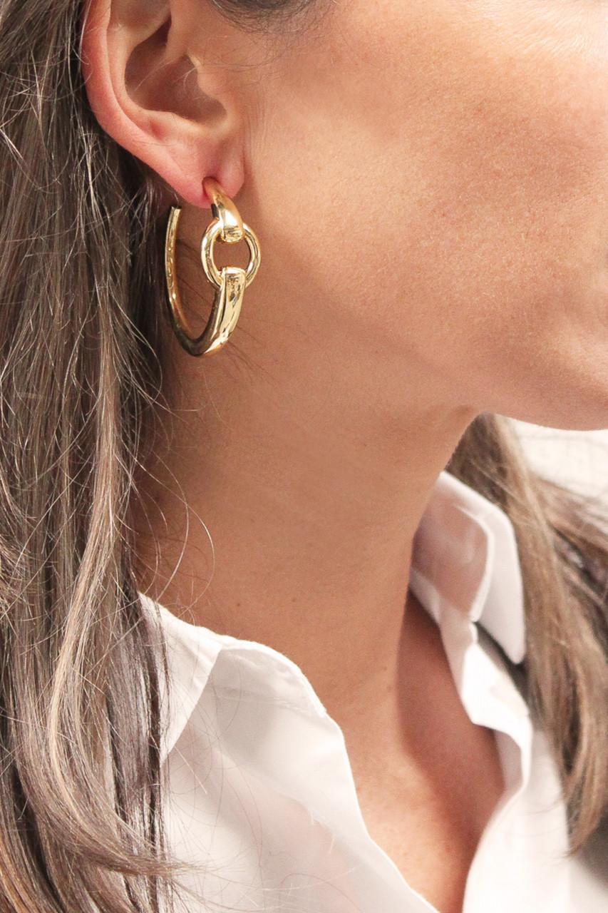 Lott. Gioielli Classic Oorbellen Creool Ovaal Bit L