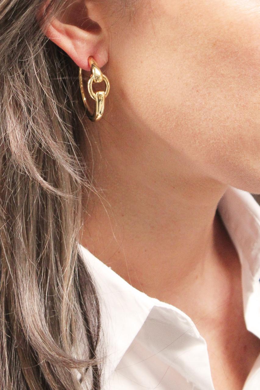 Lott. Gioielli Classic Oorbellen Creool Ovaal Bit M