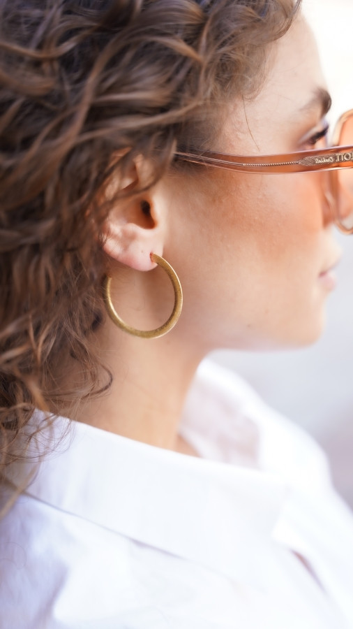 Lott. Gioielli Classic Oorbellen Creool S Brushed