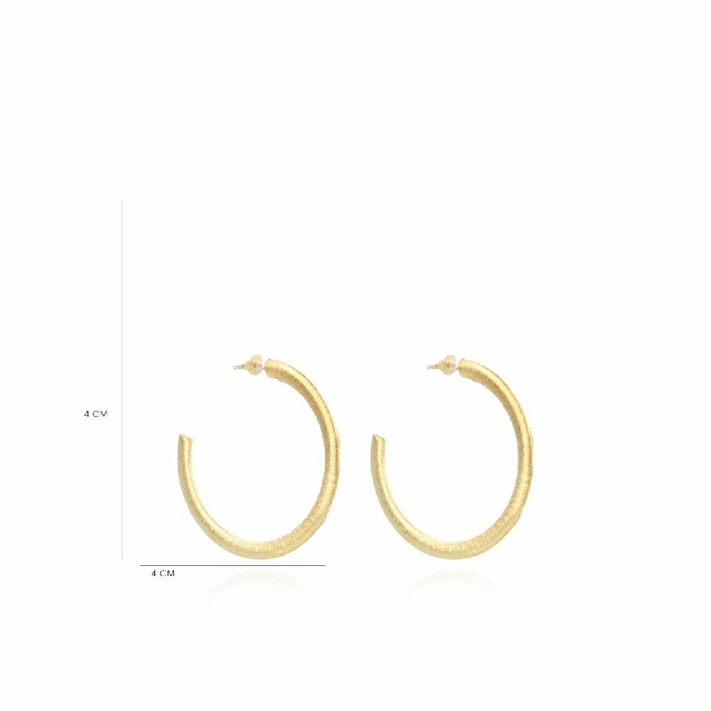 Lott. Gioielli Classic Oorbellen Creool S Brushed