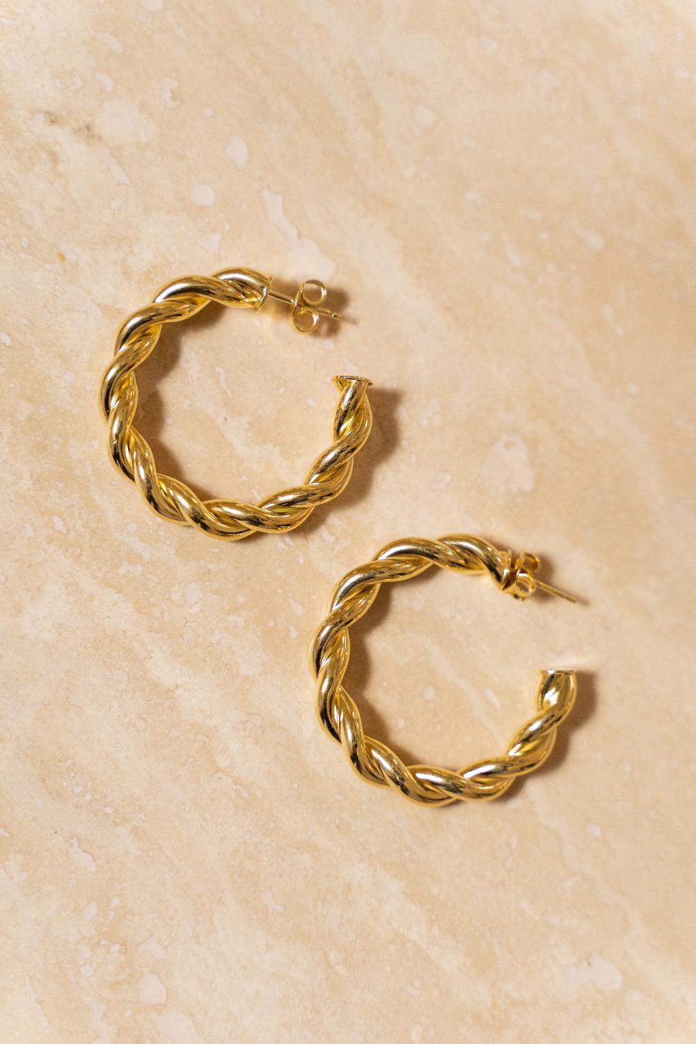 Lott. Gioielli Classic Oorbellen Creool Spiraal L