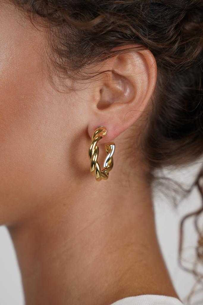 Lott. Gioielli Classic Oorbellen Creool Spiraal S