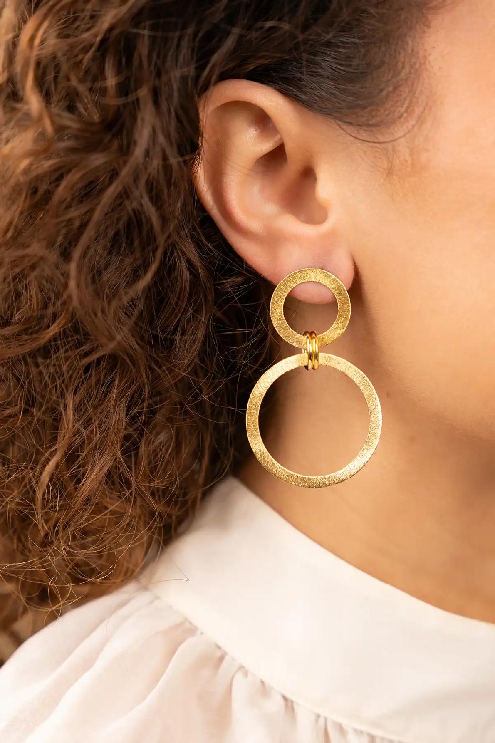 Lott. Gioielli Classic Oorbellen Eslie Rond Satin