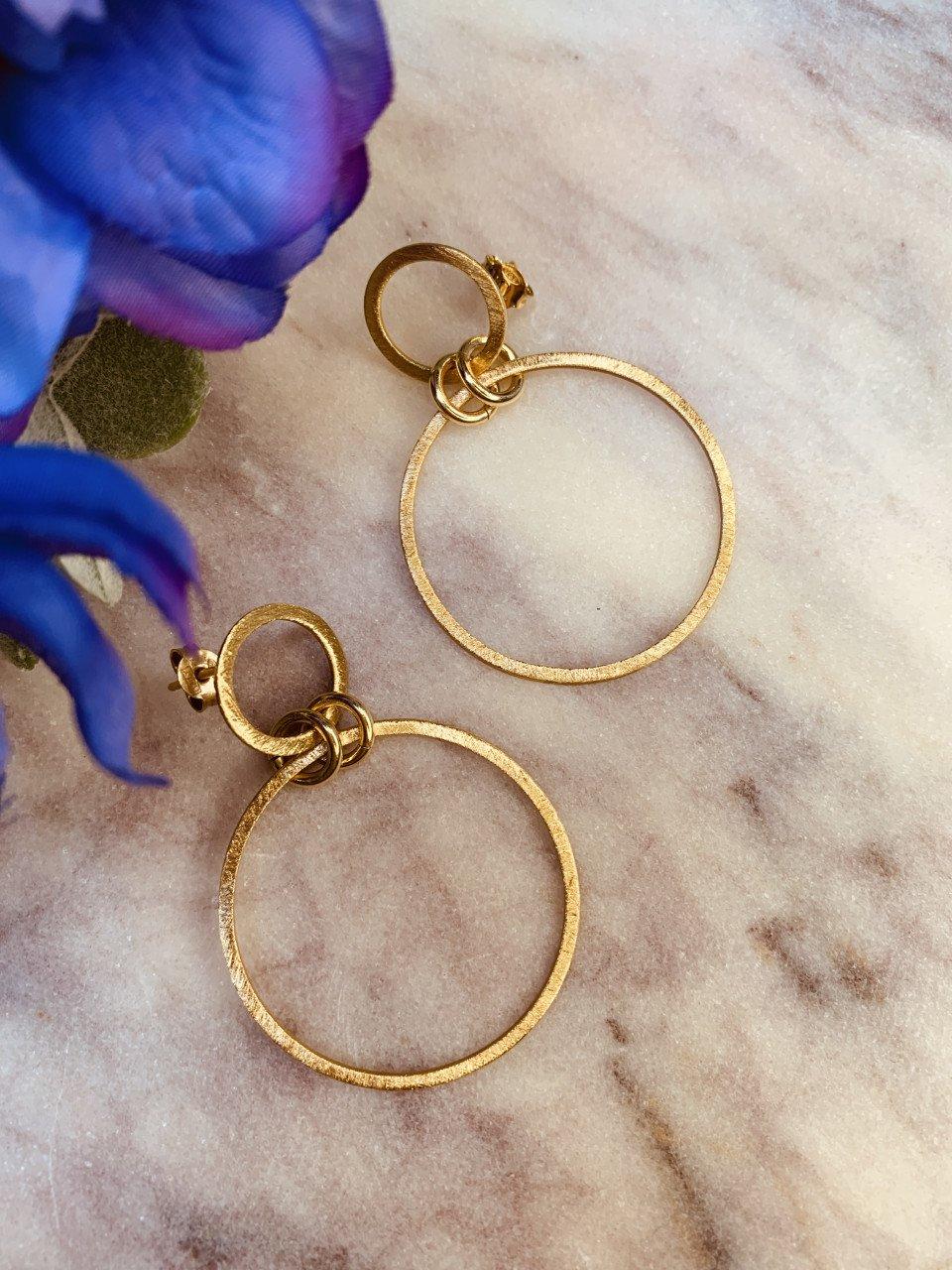 Lott. Gioielli Classic Oorbellen Eslie Rond Satin