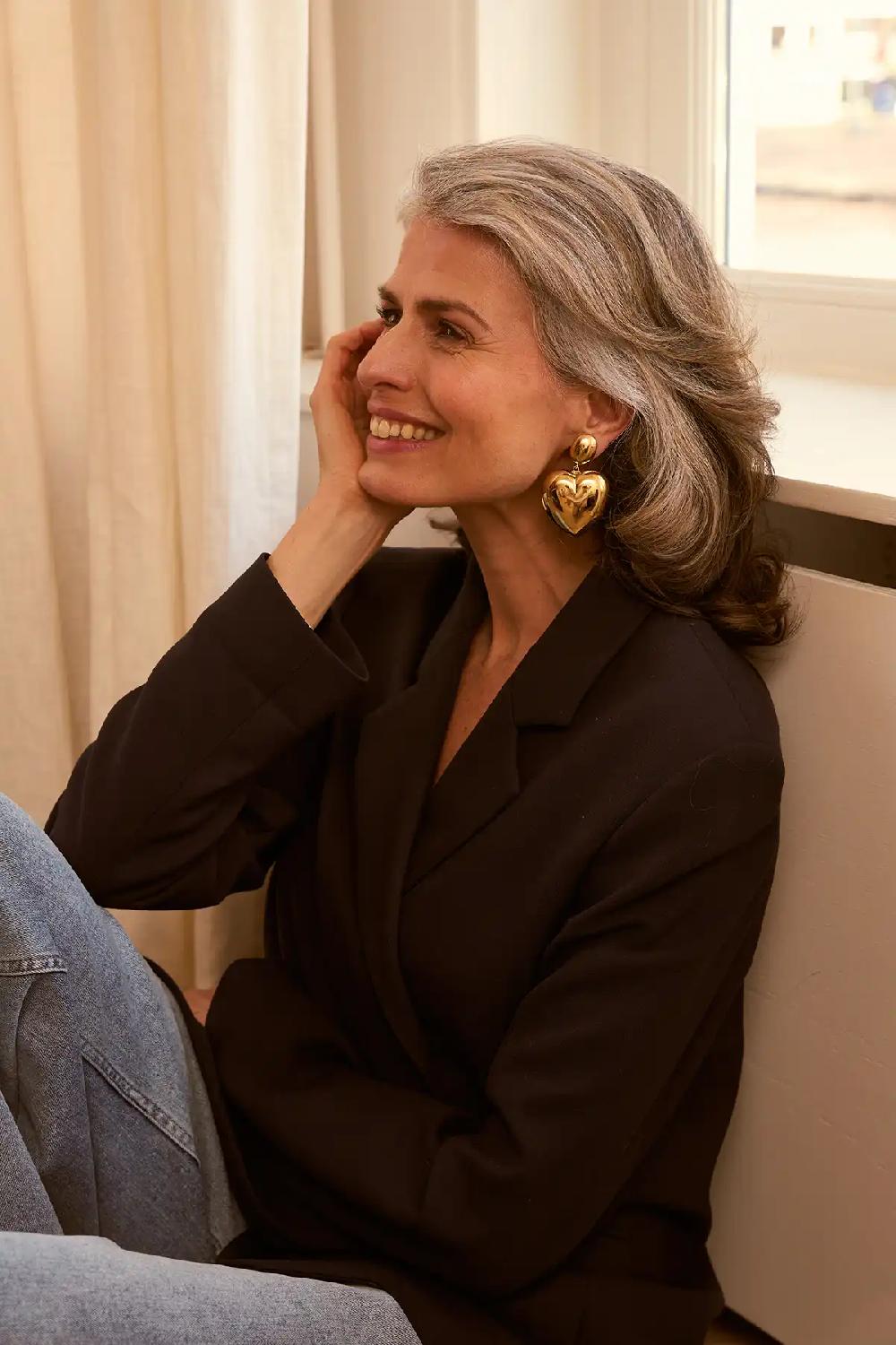 Lott. Gioielli Classic Oorbellen Hart XL Clip