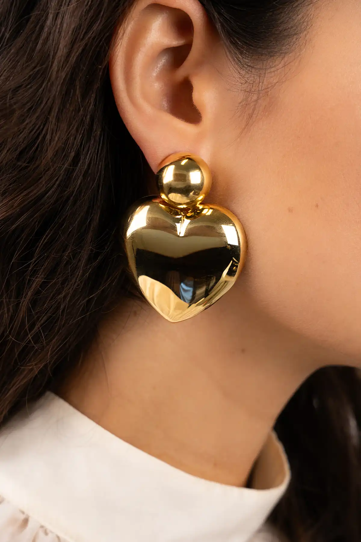 Lott. Gioielli Classic Oorbellen Hart XL