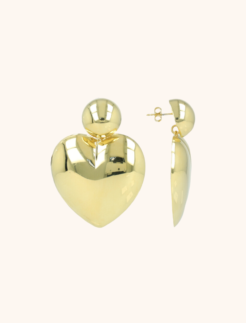 lott. gioielli Classic Oorbellen Hart XL