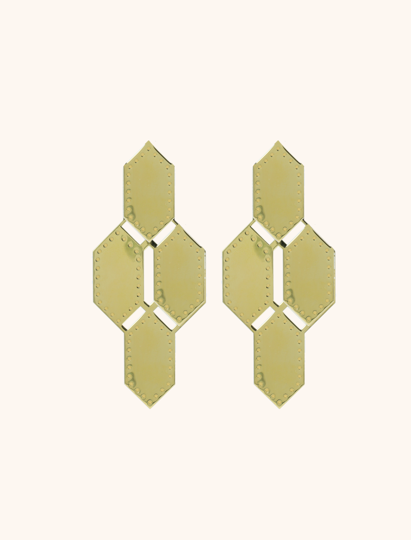 lott. gioielli Classic oorbellen Hexagon