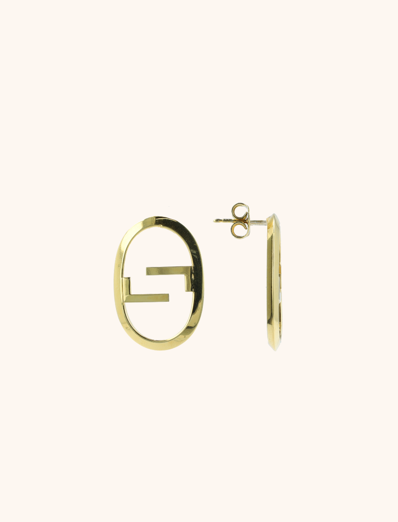 lott. gioielli Classic oorbellen LL logo S