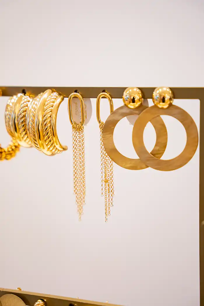 Lott. Gioielli Classic Oorbellen Open Rond Hammerd