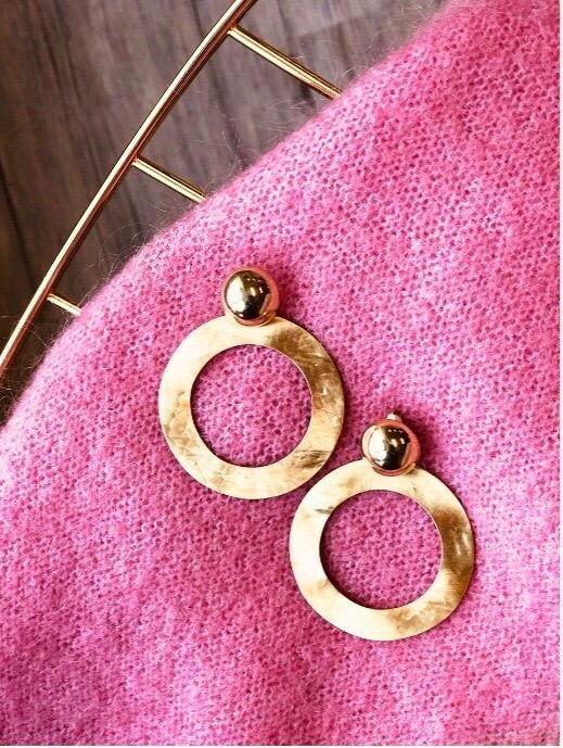 Lott. Gioielli Classic Oorbellen Open Rond Hammerd