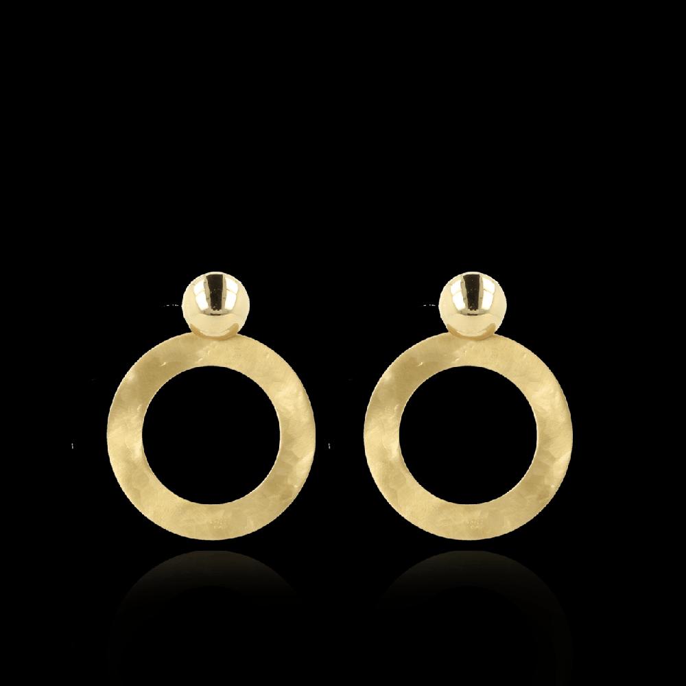 lott. gioielli Classic oorbellen open rond hammerd