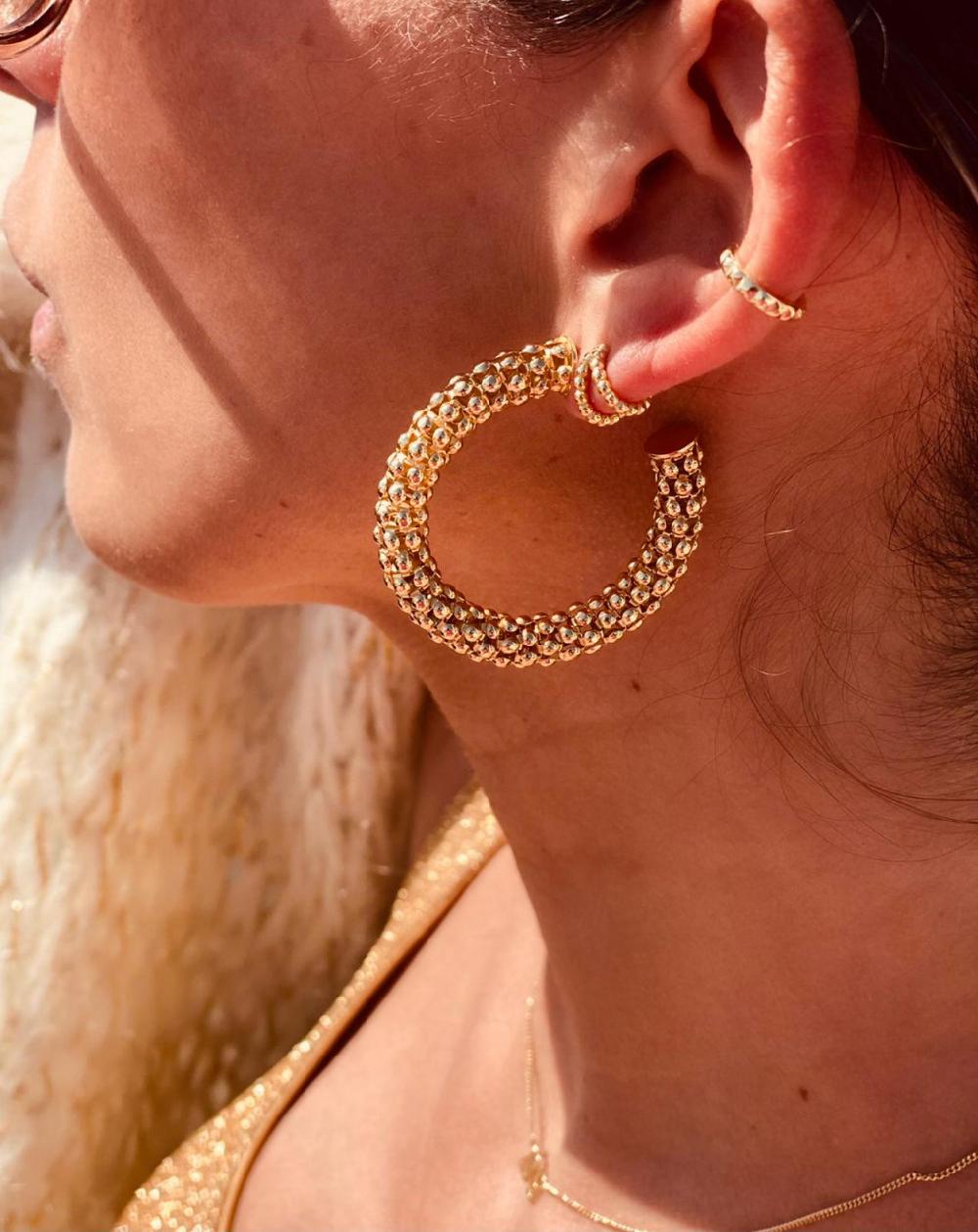 Lott. Gioielli Classic Oorbellen Popcorn Creool L