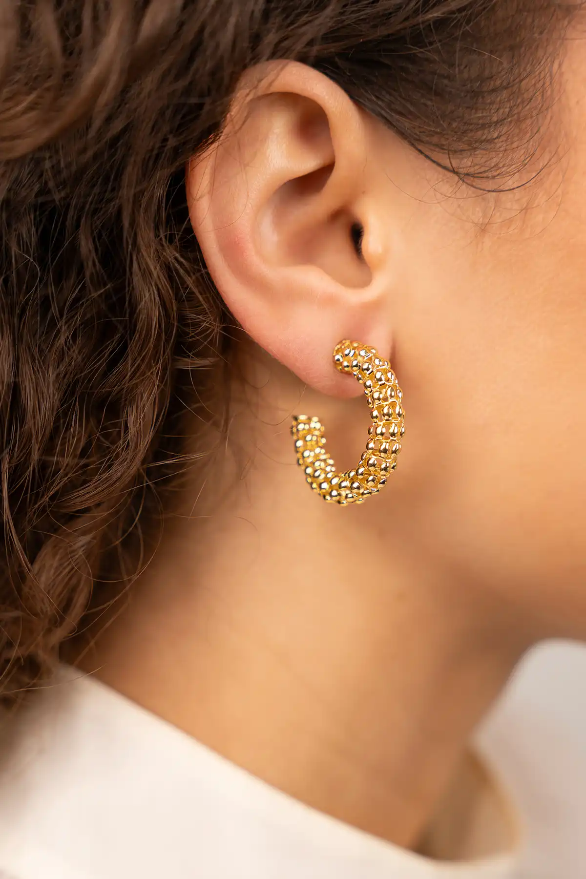 Lott. Gioielli Classic Oorbellen Popcorn Creool M