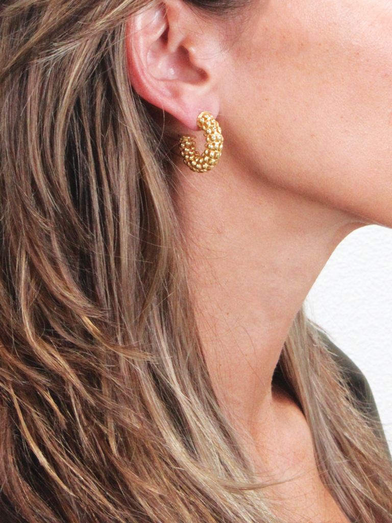 Lott. Gioielli Classic Oorbellen Popcorn Creool XS