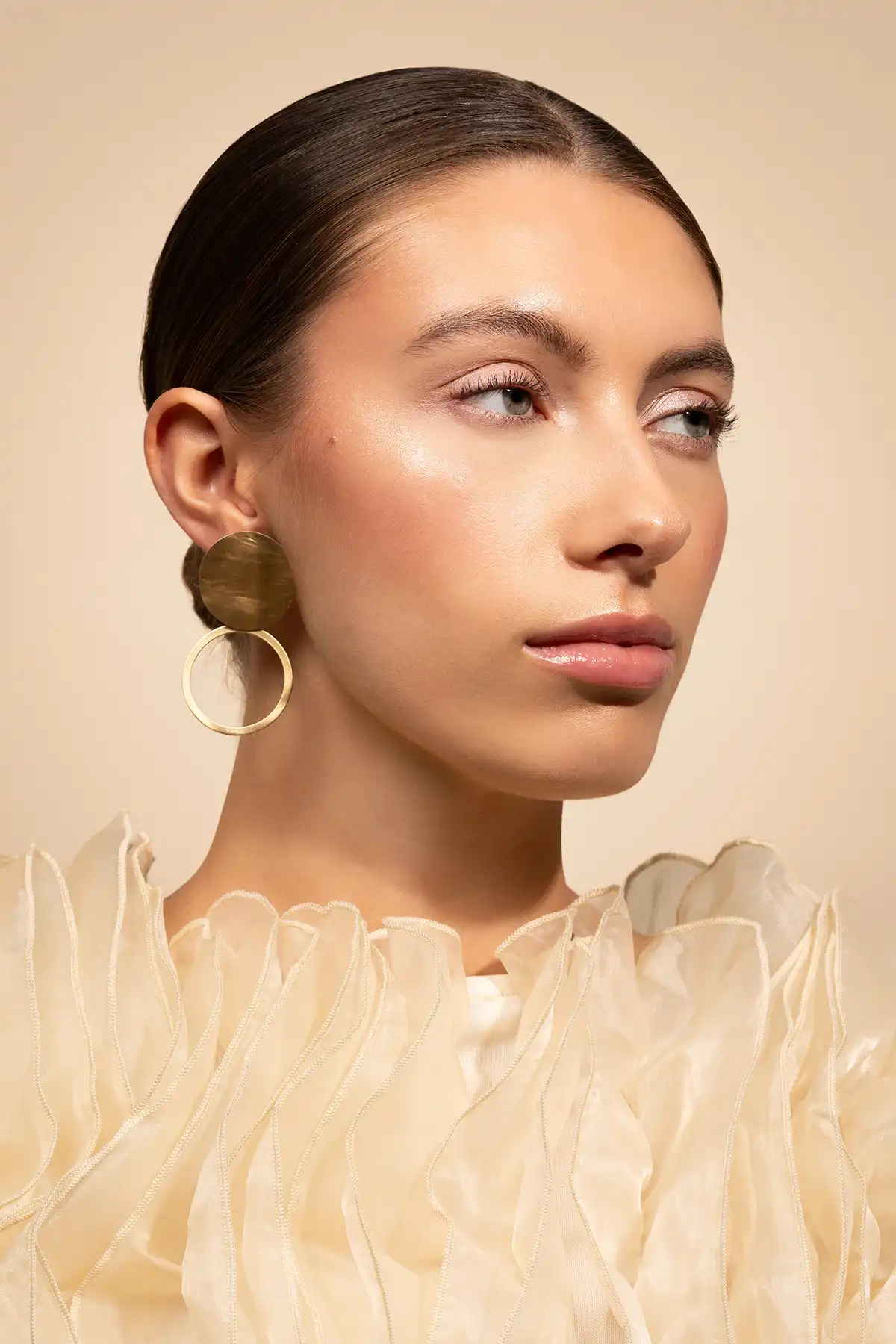 Lott. Gioielli Classic Oorbellen Smooth Hammerd