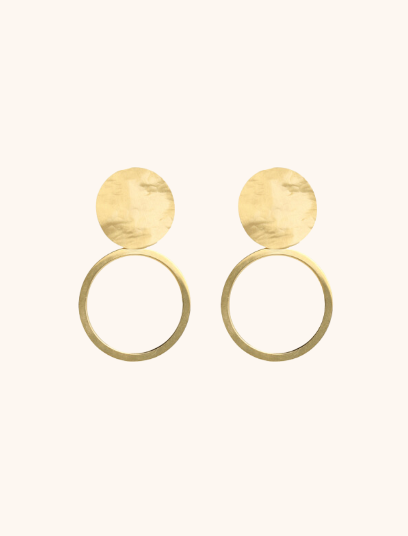 lott. gioielli Classic oorbellen smooth hammerd