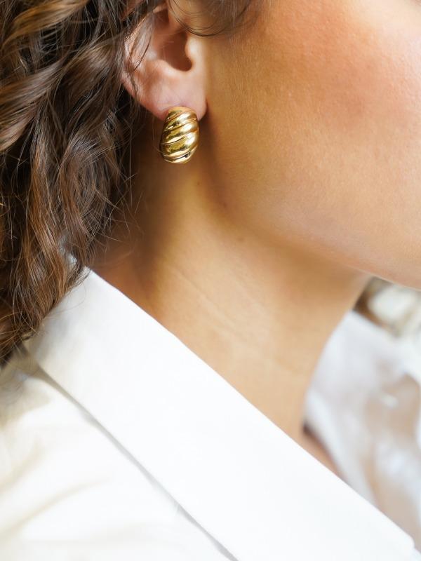 Lott. Gioielli Classic Oorbellen Steker Croissant