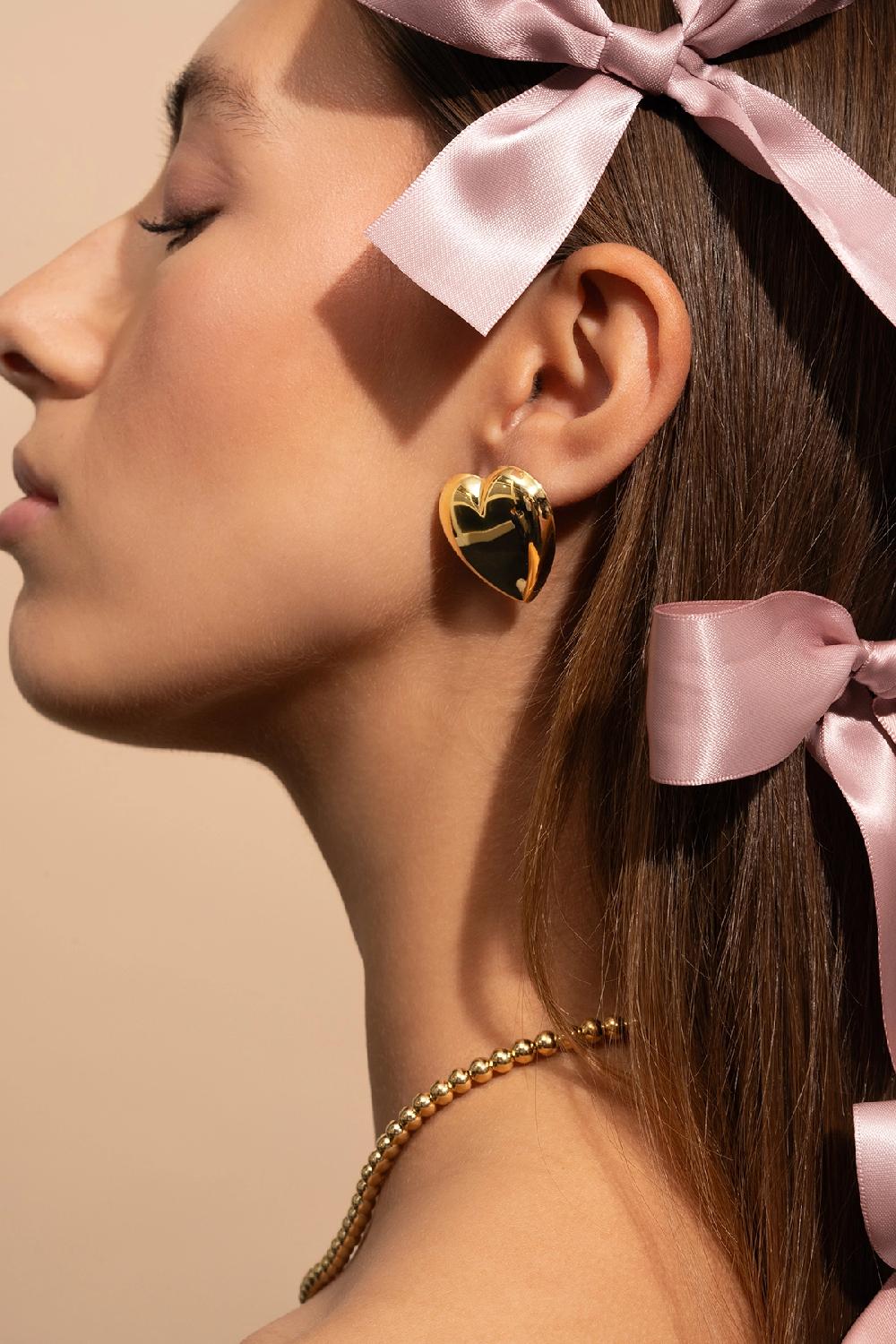 Lott. Gioielli Classic Oorbellen Stud Hart L