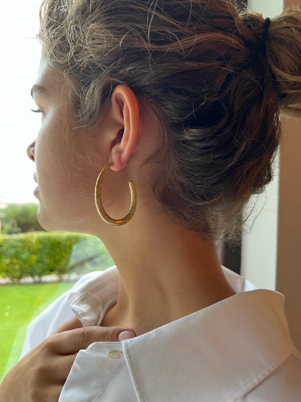 Lott. Gioielli Classic Oorbellen Teardrop Creool M