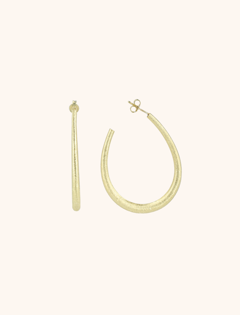 Lott. Gioielli Classic Oorbellen Teardrop Creool M