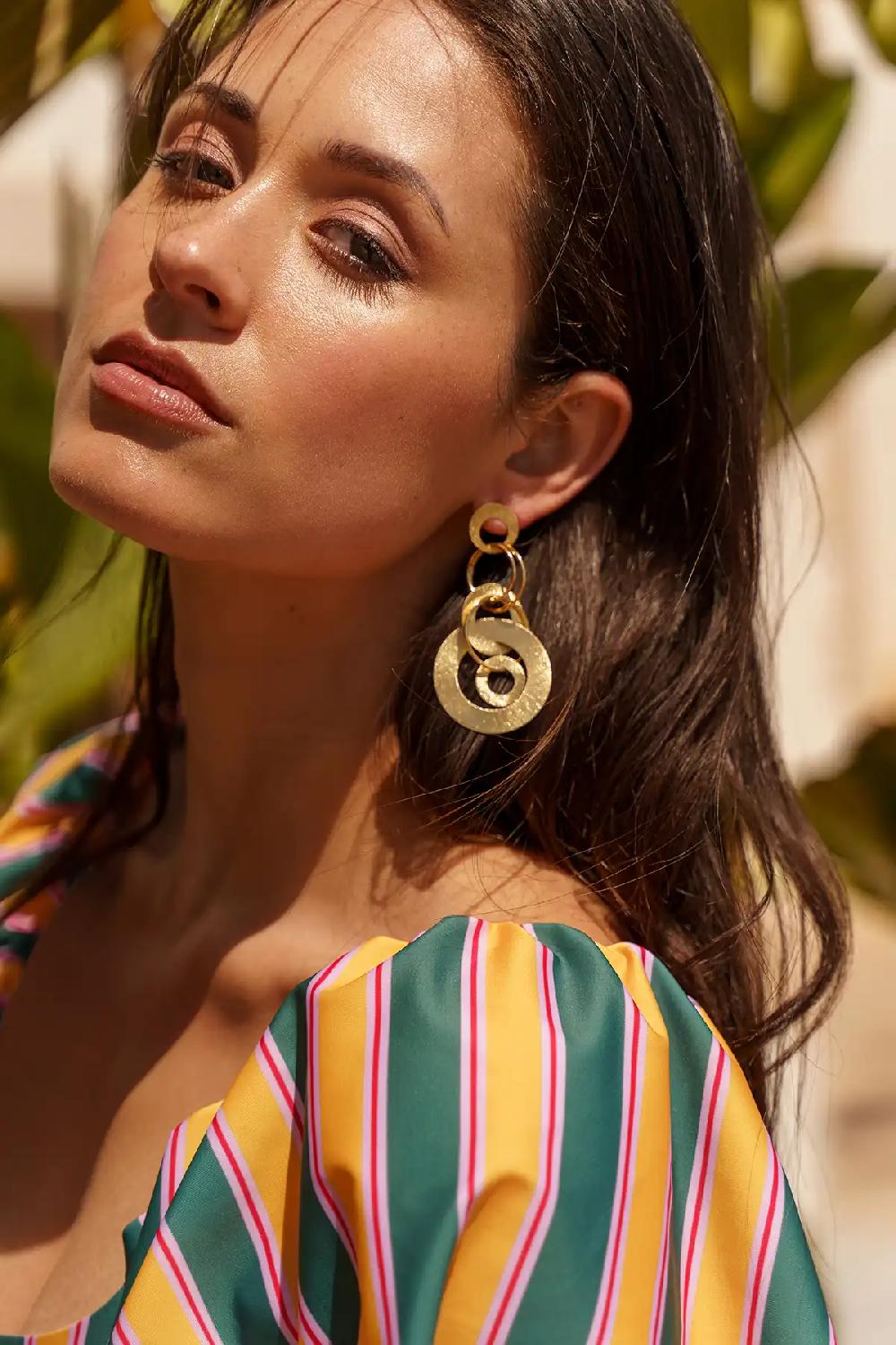 Lott. Gioielli Classic Oorbellen Triple Rings