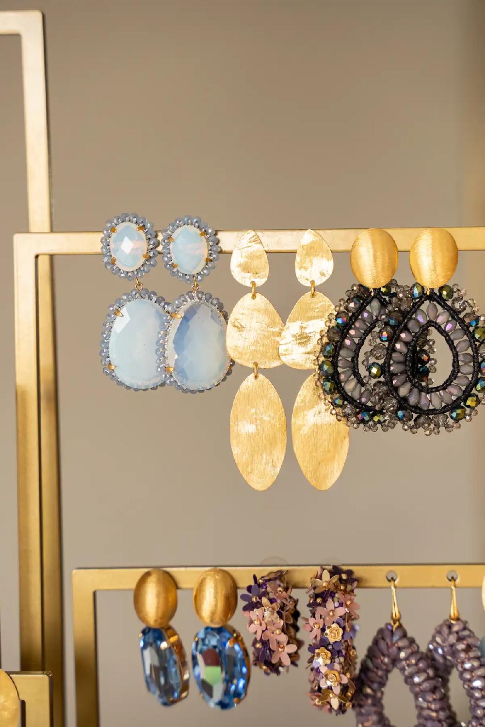 Lott. Gioielli Classic Oorbellen Triple Stone